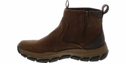 Short Boots|SKECHERS Respected Evanston Men's Boot Brown