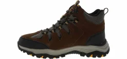 Short Boots|Hiking Boots|SKECHERS Rickter Branson Men’s Waterproof Hiking Boot Brown
