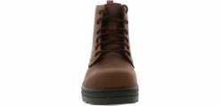 Safety Toe Boots|Slip Resistant|SKECHERS Rotund Women’s Carbon Nano Toe Work Boot Brown