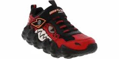Athletics & Sneakers|SKECHERS Skech-O-Saurus Lights Youth Boys’ (11-3) Running Shoe Red