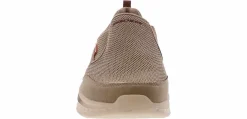Walking Shoes|Comfort Shoes|SKECHERS Slade Lucan Men’s Casual Shoe Beige