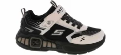 Athletics & Sneakers|Casual|SKECHERS Slights Light Storm Youth Boys' (12-3) Light Up Running Shoe White