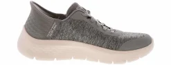 Walking Shoes|Athleisure & Casual|SKECHERS Slip-In Go Walk Flew Dacey Women's Wide-Width Walking Shoe Grey