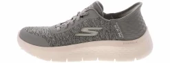 Walking Shoes|Athleisure & Casual|SKECHERS Slip-In Go Walk Flew Dacey Women's Wide-Width Walking Shoe Grey