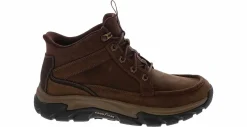 Hiking Boots|Trail|SKECHERS Slip-In Respected 20 Men's Wide-Width Hiking Boot Brown