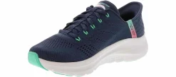 Walking Shoes|Athleisure & Casual|SKECHERS Slip-Ins Archfit 2.0 Easy Chic Women’s Wide-Width Walking Shoe Blue