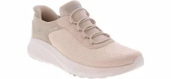 Walking Shoes|Athleisure & Casual|SKECHERS Slip-Ins Bobs Squad Chaos Women’s Wide-Width Walking Shoe Beige