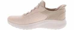 Walking Shoes|Athleisure & Casual|SKECHERS Slip-Ins Bobs Squad Chaos Women’s Wide-Width Walking Shoe Beige