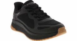 Walking Shoes|Athleisure & Casual|SKECHERS Slip-Ins Bobs Squad 4 Men’s Athletic Shoe Black