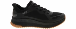 Walking Shoes|Athleisure & Casual|SKECHERS Slip-Ins Bobs Squad 4 Men’s Athletic Shoe Black