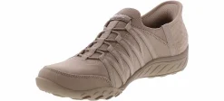 Comfort Shoes|Slip-On|SKECHERS Slip-Ins Breathe Women’s Casual Sneaker Beige