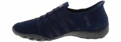 Comfort Shoes|Slip-On|SKECHERS Slip-Ins Breathe Easy Women’s Comfort Shoe Blue