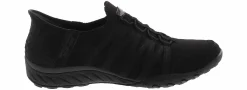 Comfort Shoes|Slip-On|SKECHERS Slip-Ins Breathe Easy Women’s Athletic Shoe Black