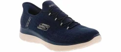 Walking Shoes|Athleisure & Casual|SKECHERS Slip-Ins Classy Night Women’s Wide-Width Walking Shoe Blue