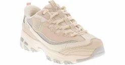Running Shoes|Athleisure & Casual|SKECHERS Slip-Ins D'Lites Smooth Nostalgia Women's Athletic Shoe Beige