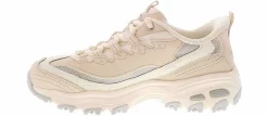 Running Shoes|Athleisure & Casual|SKECHERS Slip-Ins D'Lites Smooth Nostalgia Women's Athletic Shoe Beige