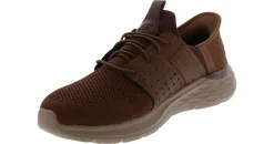 Sneakers|SKECHERS Slip-ins Garner-Newick Men’s Wide Width Casual shoe Brown