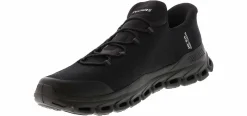 Athleisure & Casual|Slip-On|SKECHERS Slip-Ins Glide Step Zefyr Men’s Athletic Shoe Black