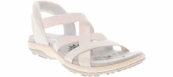 Comfort Sandals|SKECHERS Slip-Ins Reggae Slim Band Women's Comfort Sandal White