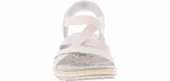 Comfort Sandals|SKECHERS Slip-Ins Reggae Slim Band Women's Comfort Sandal White
