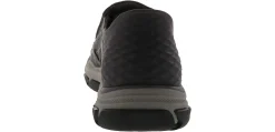 Canvas Shoes|Comfort Shoes|SKECHERS Slip-Ins Respected Holmgren Men’s Wide-Width Casual Shoe Grey
