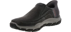 Canvas Shoes|Comfort Shoes|SKECHERS Slip-Ins Respected Holmgren Men’s Wide-Width Casual Shoe Grey