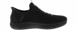 Slip Resistant|Wide|SKECHERS Slip-ins Summits Colsin Men’s Wide-Width Slip Resistant Work Shoe Black