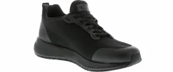 Slip-On|Slip Resistant|SKECHERS Squad Women's Wide-Width Slip Resistant Work Shoe Black