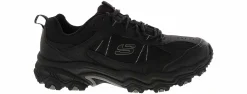 Walking Shoes|Athleisure & Casual|SKECHERS Stamina AT Upper Stitch Men's Wide-Width Trail Shoe Black
