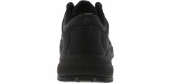 Slip Resistant|SKECHERS Street Treader Men's Soft Toe Slip Resistant Work Shoe Black