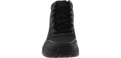 Soft Toe Boots|Slip Resistant|SKECHERS Street Treader Scorron Men’s Slip Resistant Work Shoe Black
