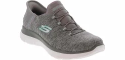 Walking Shoes|Athleisure & Casual|SKECHERS Summit Slip-Ins Women's Casual Shoe Grey