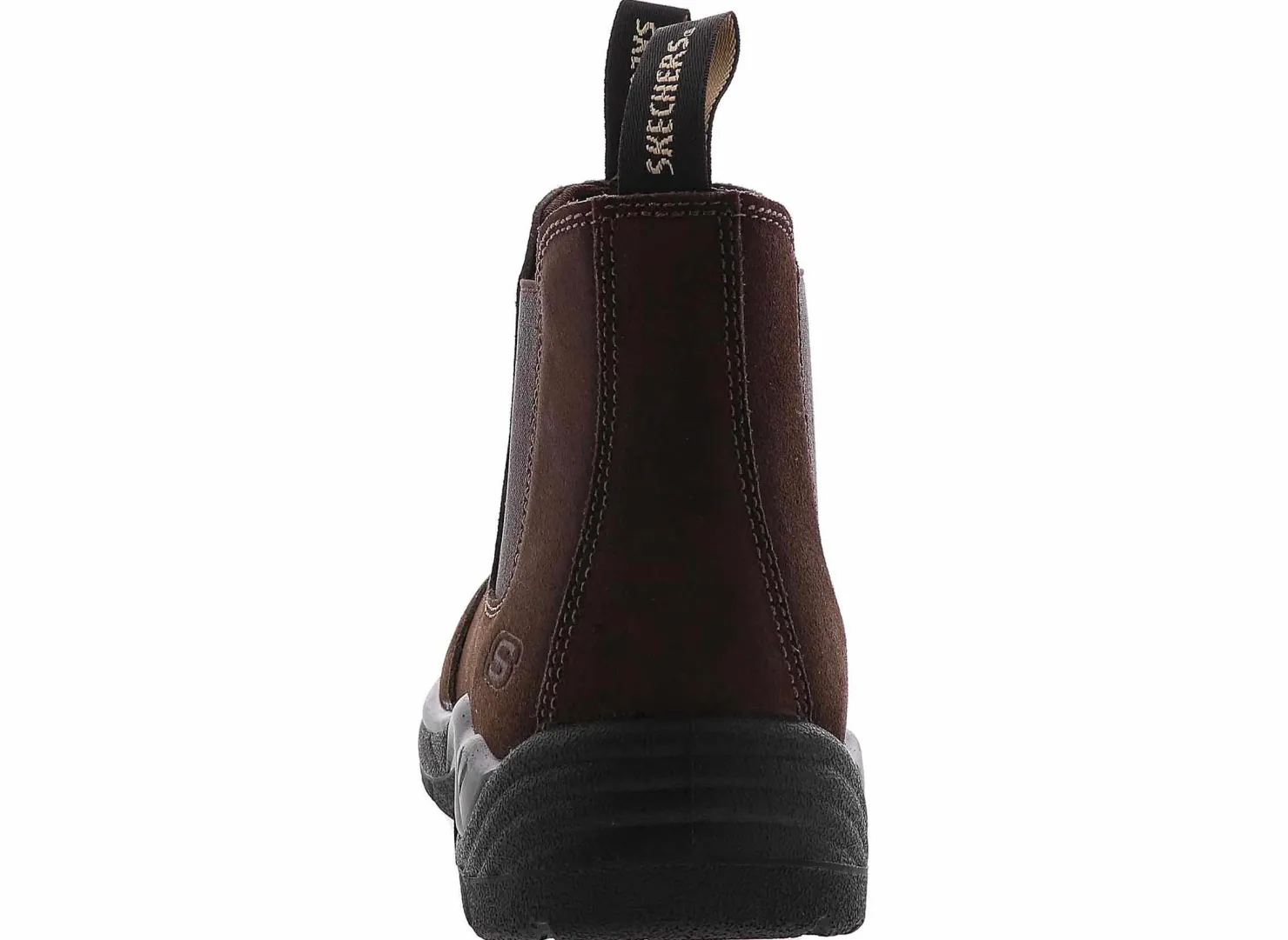 Safety Toe Boots|SKECHERS Tapter Men’s Steel Toe Work Boot Brown