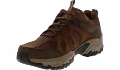 Comfort Shoes|Trail & Hiking Shoes|SKECHERS Terraform Selvin Men’s Wide-Width Hiking Shoe Brown