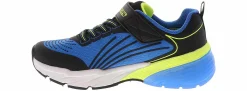 Athletics & Sneakers|SKECHERS Thermoflux Elite Youth Boys’ (11-5) Wide-Width Running Shoe Blue