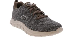 Running Shoes|Training Shoes|SKECHERS Track Front Men’s Running Shoe Grey
