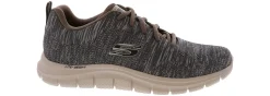 Running Shoes|Training Shoes|SKECHERS Track Front Men’s Running Shoe Grey