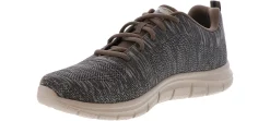 Running Shoes|Training Shoes|SKECHERS Track Front Men’s Running Shoe Grey