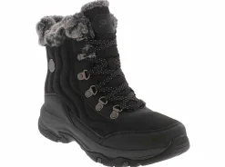 Short Boots & Booties|Winter Boots|SKECHERS Trego Cozy Women’s Snow Boot Black