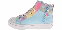 Athletic & Sneakers|SKECHERS Twinkle Toes Twi Lites 2 Youth Girls' (11-3) Hi-Top Light Up Sneaker Grey