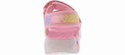 Sandals|SKECHERS Unicorn Dreams Majestic Bliss Toddler Girls’ (5-10) Light-Up Sandal Pink