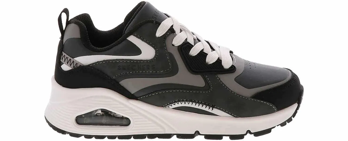 Athletic & Sneakers|Athletics & Sneakers|SKECHERS Uno Gen1 Color Surge Youth Kids’ (11-7) Athletic Shoe Black
