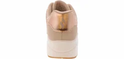 Walking Shoes|Athleisure & Casual|SKECHERS Uno Shimmer Away Women’s Athletic Sneaker Beige
