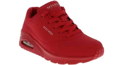 Athleisure & Casual|SKECHERS Uno Stand On Air Women’s Lifestyle Sneaker Red