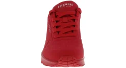 Athleisure & Casual|SKECHERS Uno Stand On Air Women’s Lifestyle Sneaker Red