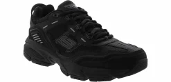 Walking Shoes|Comfort|SKECHERS Vigor 2.0 Nanobet Men’s Wide-Width Walking Shoe Black
