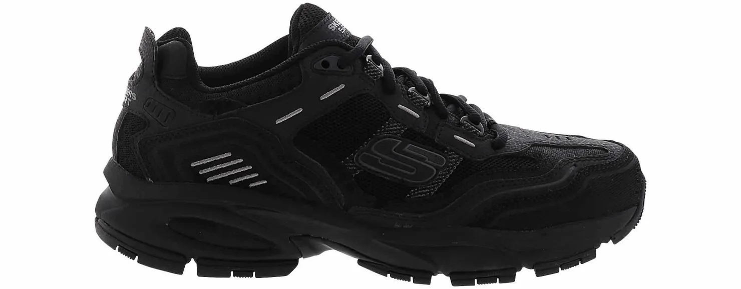 Walking Shoes|Comfort|SKECHERS Vigor 2.0 Nanobet Men’s Wide-Width Walking Shoe Black