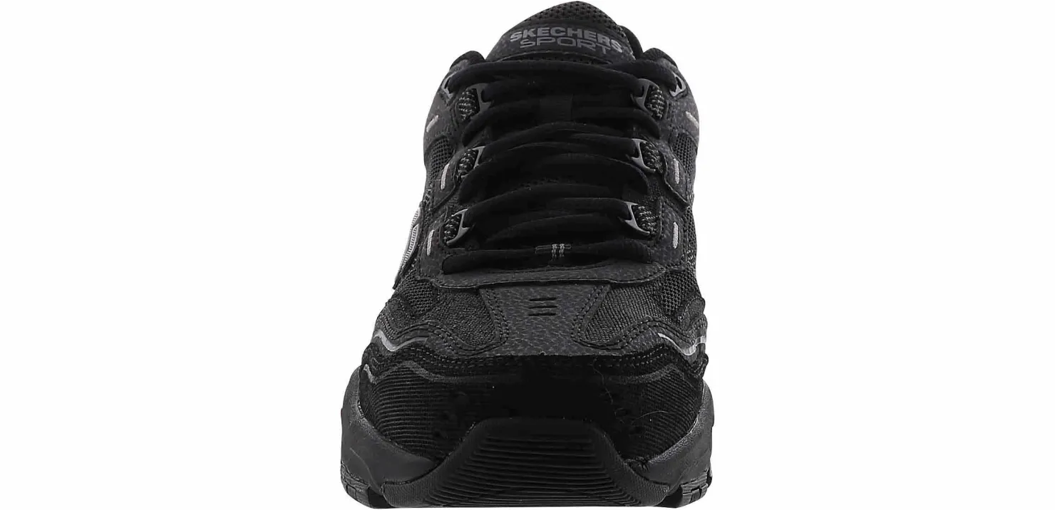 Walking Shoes|Comfort|SKECHERS Vigor 2.0 Nanobet Men’s Wide-Width Walking Shoe Black