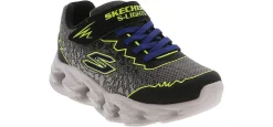Athletics & Sneakers|SKECHERS Vortex 2 Youth Boys’ (11-4) Wide-Width Running Shoe Black