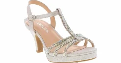 Casual|Dress Shoes|SODA Daphne Youth Girls' (11-3) Dress Heel Silver